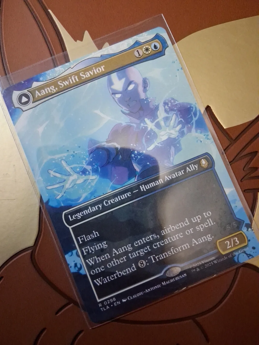 6 Avatar TLA Main Character Borderless & Showcase NM MTG Cards~Aang~Katara~Iroh